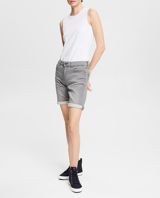 Imagen 0 de Short de mujer denim efecto lavado