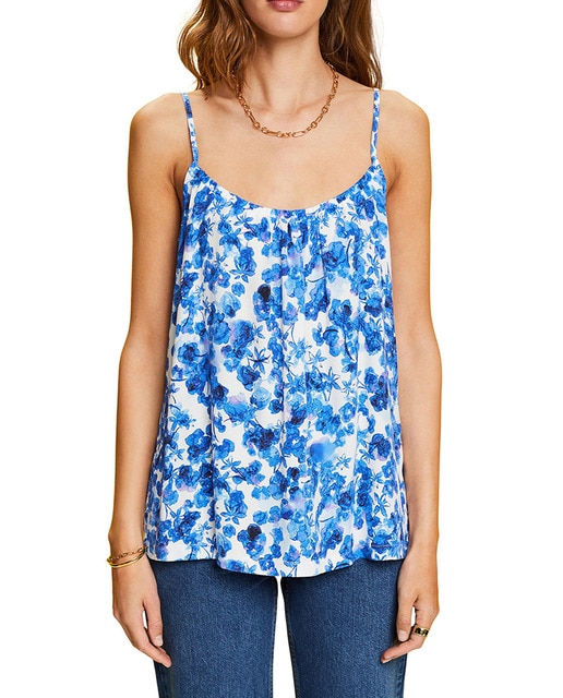 Imagen 0 de Top de mujer estampado flores viscosa