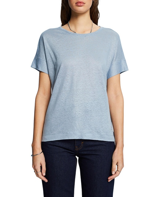 Imagen 0 de Camiseta básica de mujer lino