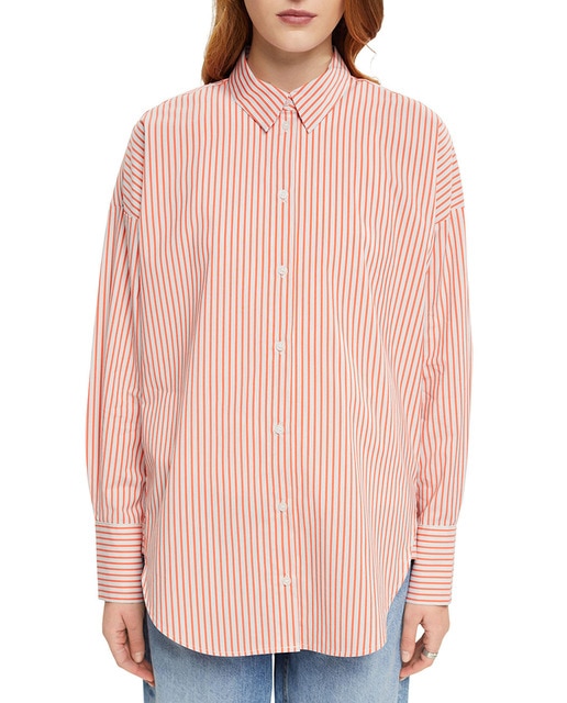 Imagen 0 de Camisa de mujer rayas oversized
