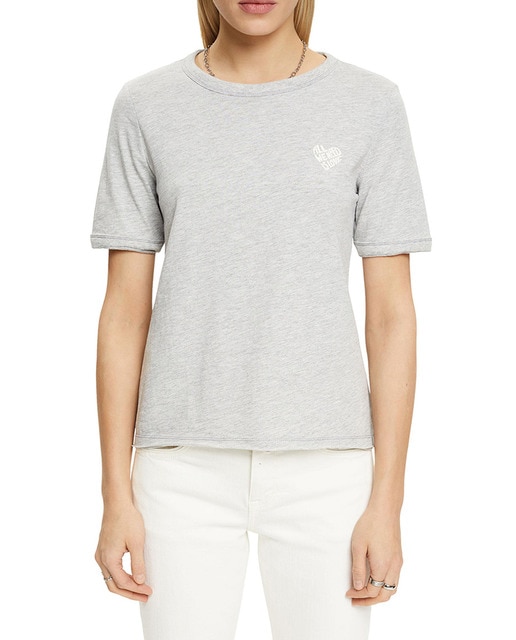 Imagen 0 de Camiseta de mujer wording slim fit