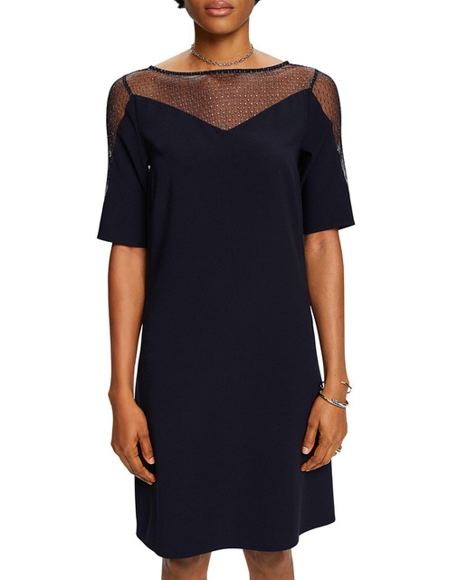 Imagen 0 de Vestido corto lurex con viscosa