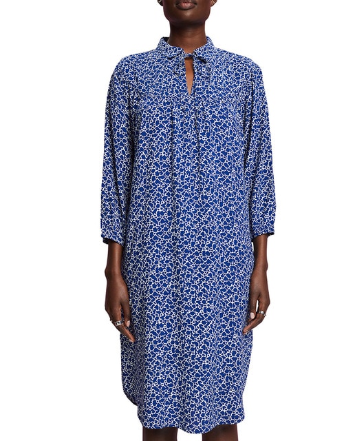 Imagen 0 de Vestido midi estampado viscosa