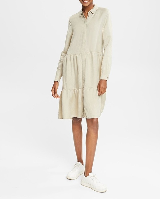 Imagen 0 de Vestido camisero midi paneles