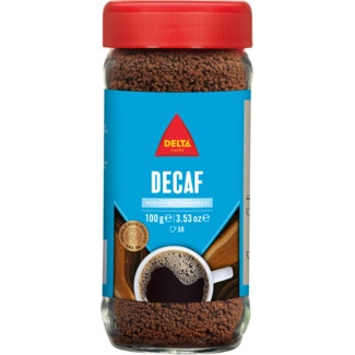 Café Solúvel sem Cafeína Decaf frasco 100 g - Delta