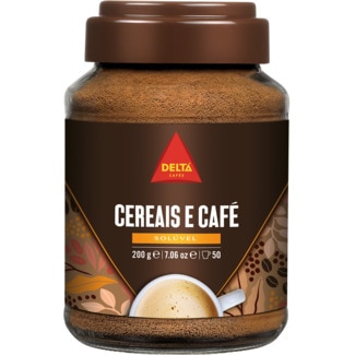 Mistura Solúvel de Cereais+Café frasco 200 g - Delta