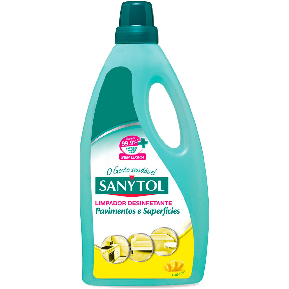 Lava Tudo Sanytol Limão embalagem 1200 ml