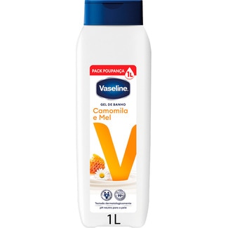 Gel de Banho Camomila e Mel embalagem 1 L - Vaseline