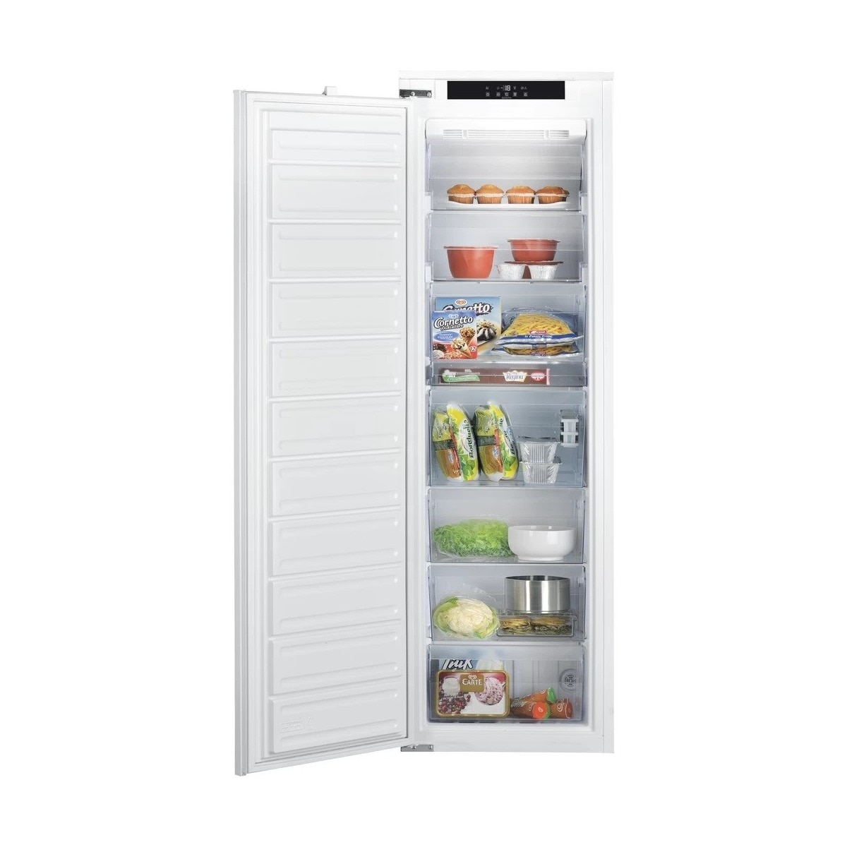 Arca Congeladora Vertical Encastrável Hotpoint BF 1801 E F2 No Frost, Super Freeze de 177,1 cm - Branco Branco-1