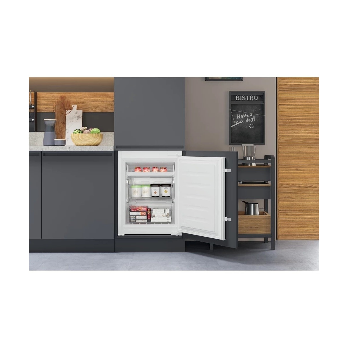 Frigorífico Combinado Encastrável Hotpoint HAC18 T312 Active Fresh, Multicool Flow e de 177 cm - Branco Branco-3