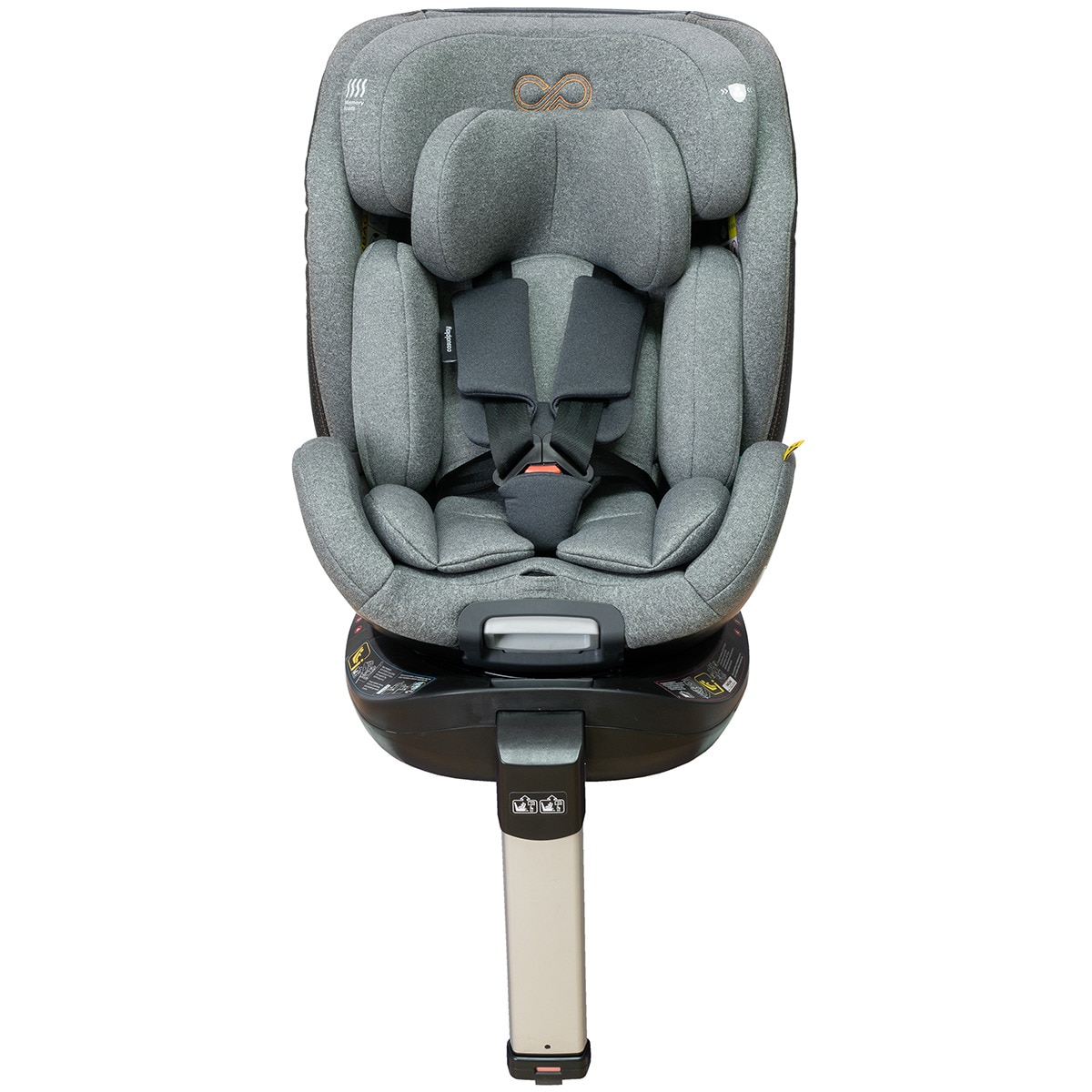 Cadeira Auto Revol i-Size - 40x150 cm Cinzento-claro-6