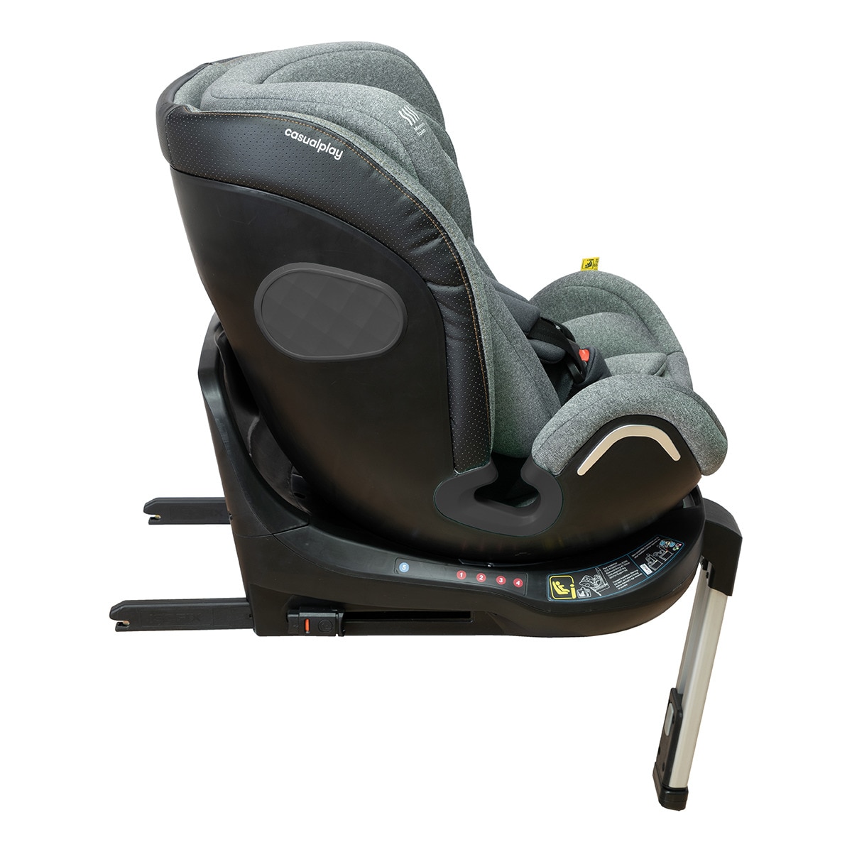 Cadeira Auto Revol i-Size - 40x150 cm Cinzento-claro-3