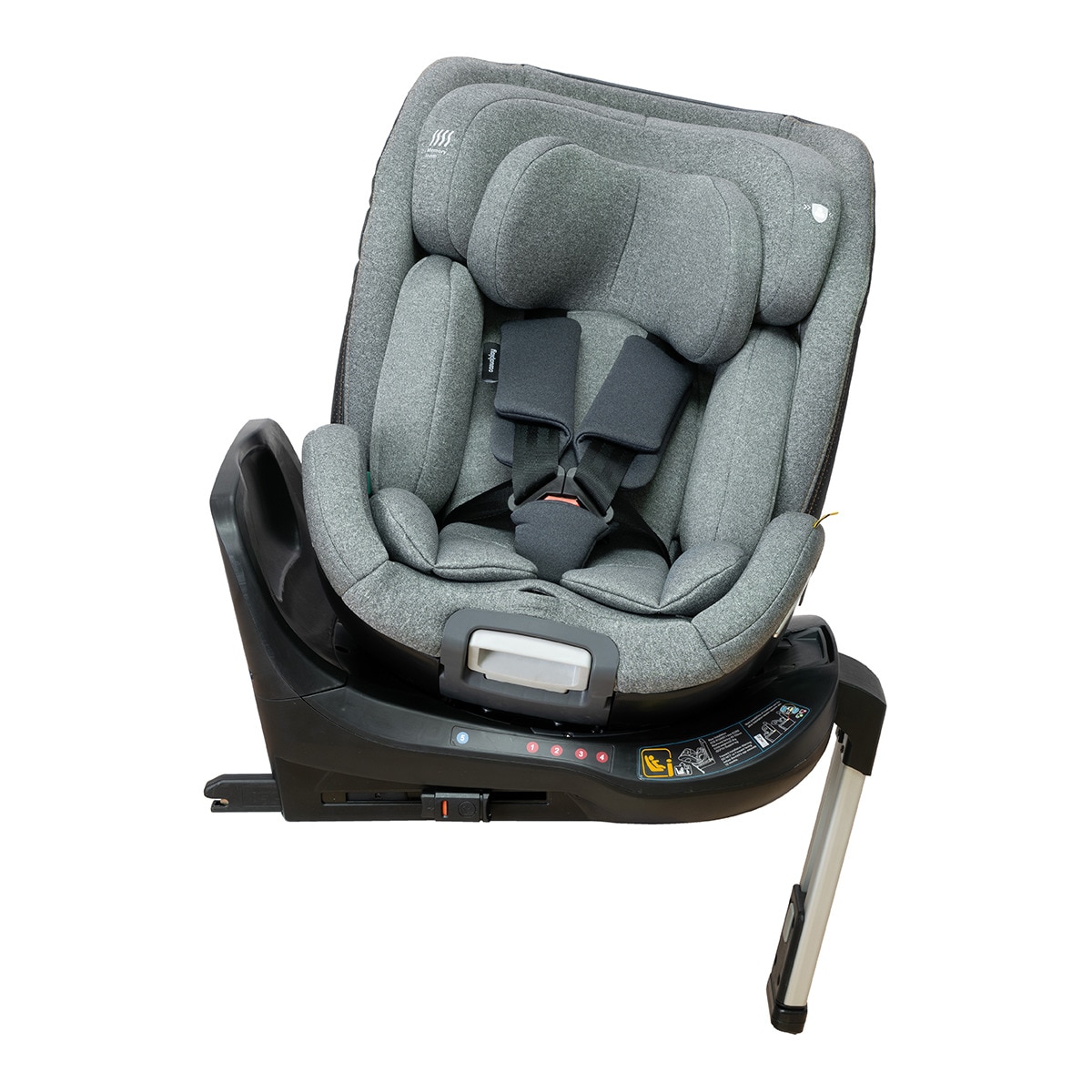 Cadeira Auto Revol i-Size - 40x150 cm Cinzento-claro-2