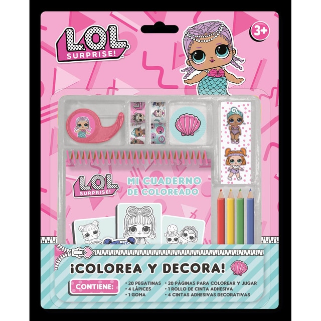 Imagen 0 de ¡colorea y decora! l.O.L.Surprise!