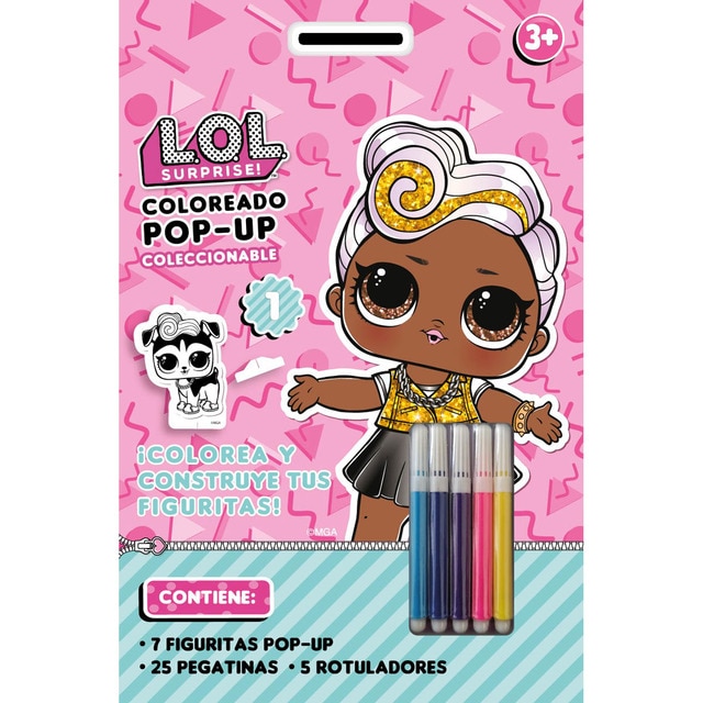 Imagen 0 de Coloreado pop-up l.O.L nº1