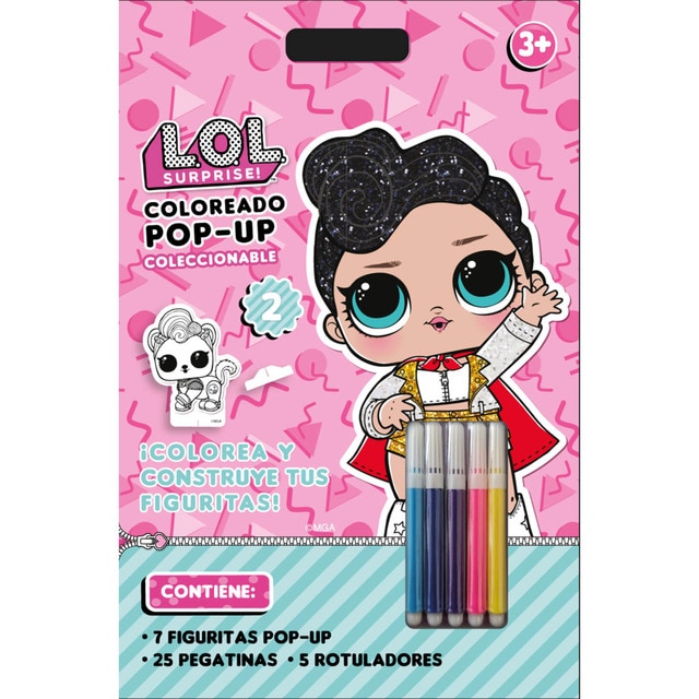 Imagen 0 de Coloreado pop-up l.O.L nº2