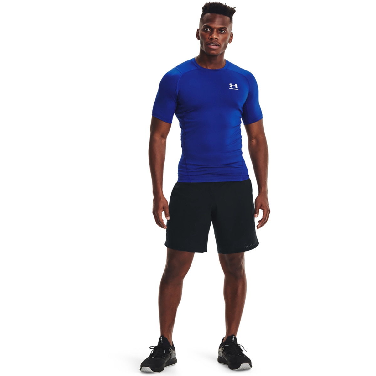 T-shirt de homem HeatGear® Under Armour Azul-4