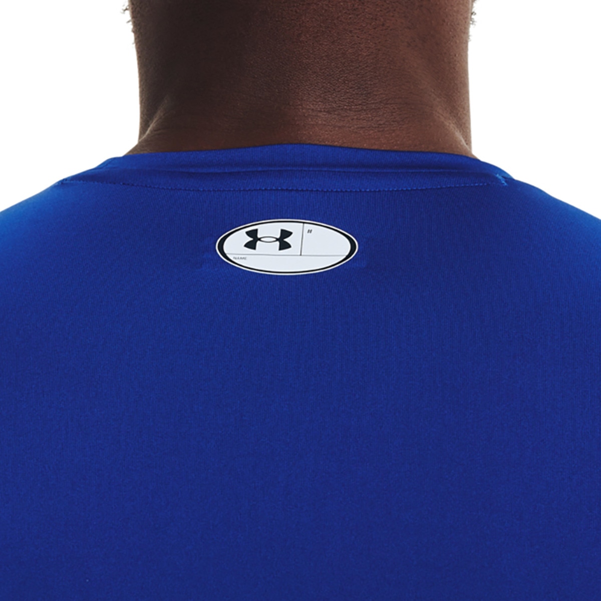 T-shirt de homem HeatGear® Under Armour Azul-3