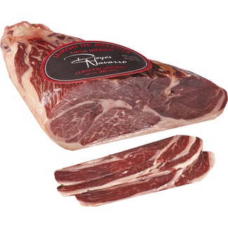 jamón deshuesado de bellota 100% ibérico más de 36 meses de curación - Reyes Navarro