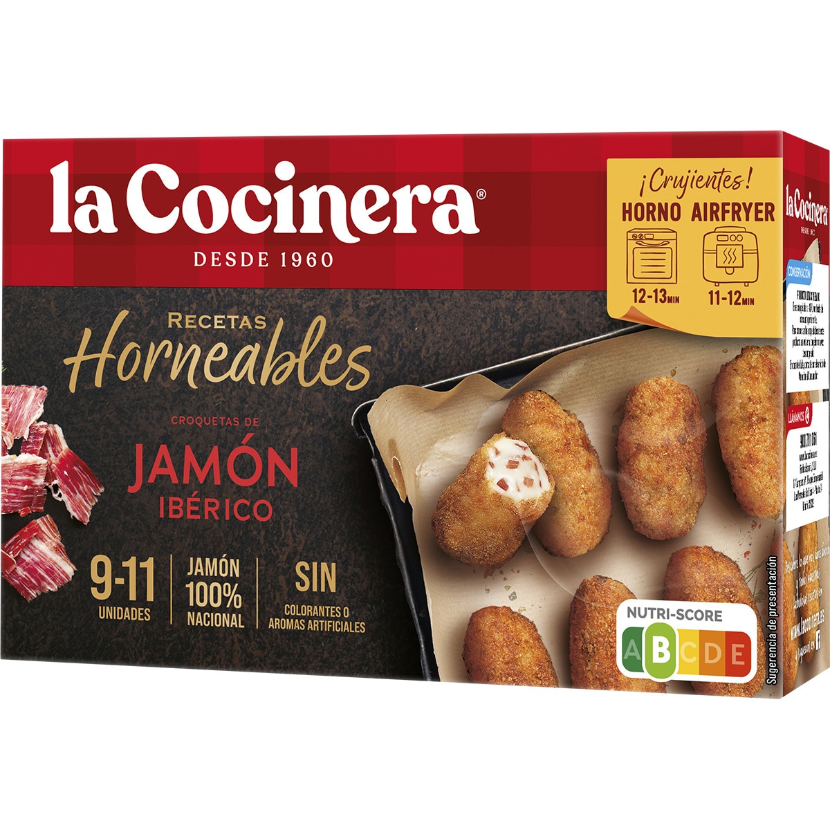 Recetas Horneables croquetas de jamón ibérico estuche 340 g