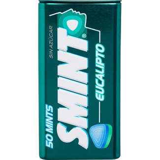 caramelos duros sin gluten y sin azúcar sabor eucalipto lata 35 g - Smint