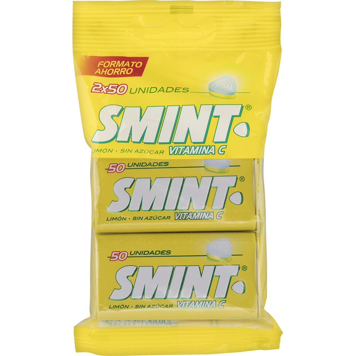 caramelos duros sin gluten y sin azúcar sabor limón con vitamina C pack 2 unidades 35 g formato ahorro pack 2x 50 unidades
