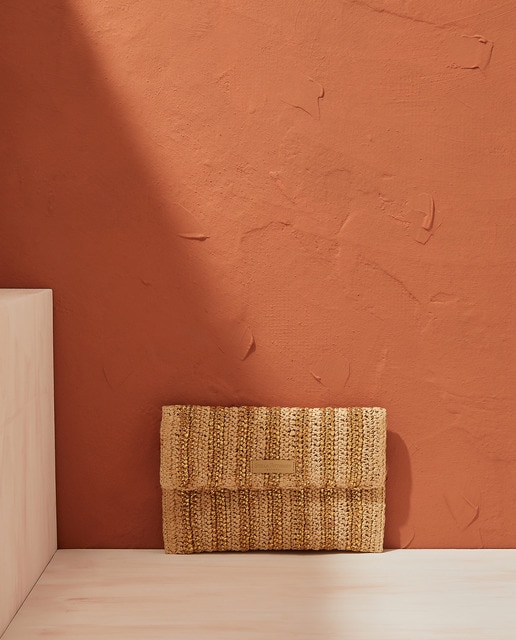 Imagen 0 de Bolso sobre raya metalizada