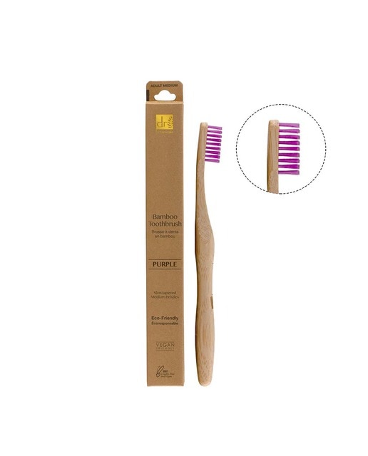Imagen 0 de Cepillo de dientes de bambú - Morado