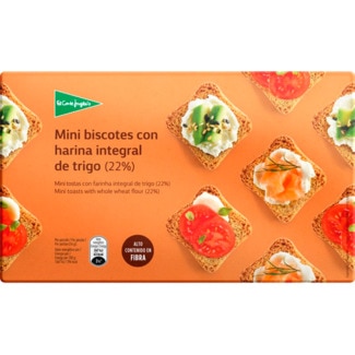 Mini Tostas Integrais embalagem 120 g - El Corte Inglés