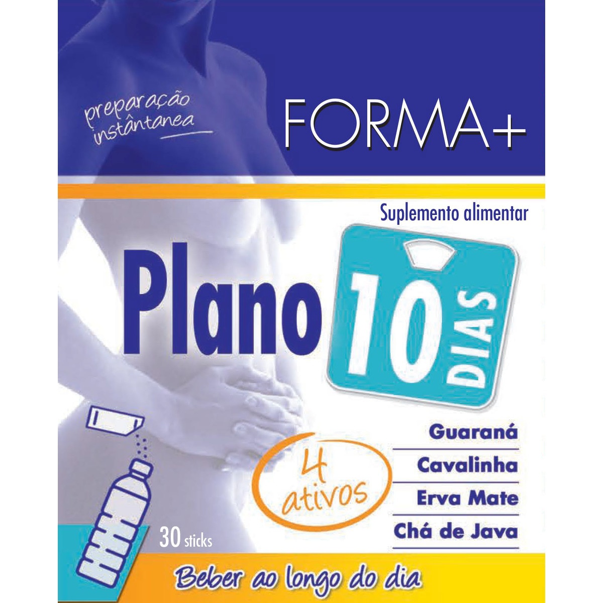 Suplemento de Dieta 10 Dias em Sticks embalagem 30 unidades