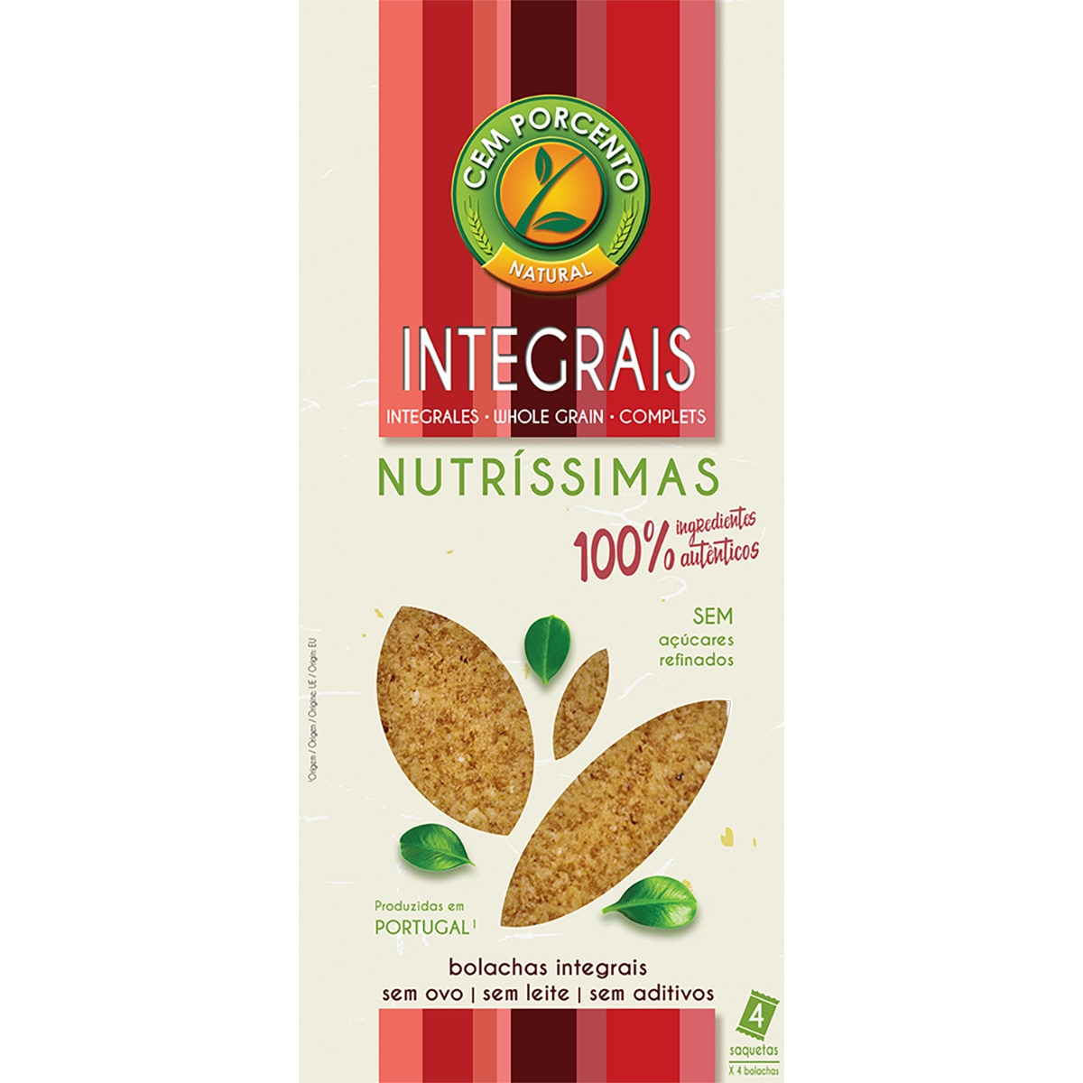 Bolacha Tradicional Integral embalagem 250 g