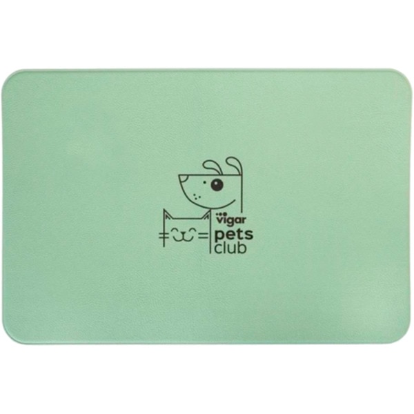 Tapete para Comedouro Verde 60X40cm embalagem 1 unidade