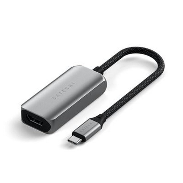 Imagem 0 de Adaptador Satechi USB-C para HDMI 2,1 8K - Prateado
