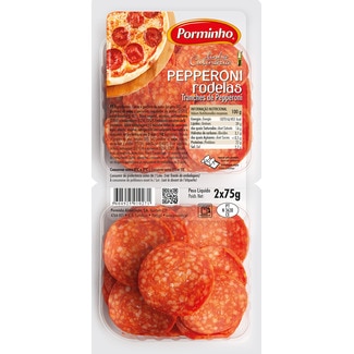 Pepperoni Rodelas 2x75g unidade 150 g - Porminho
