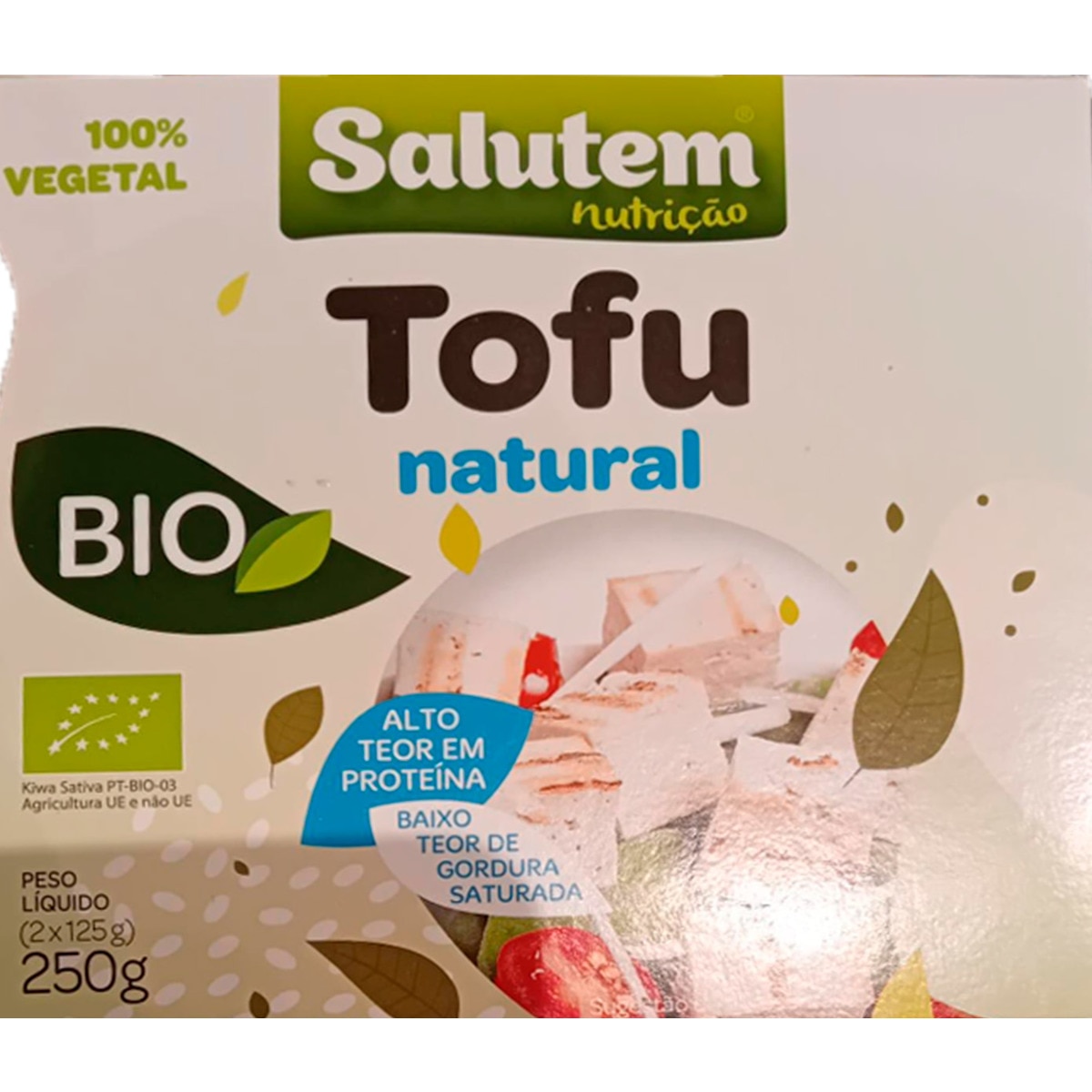 Tofu Natural Biológico embalagem 250 g
