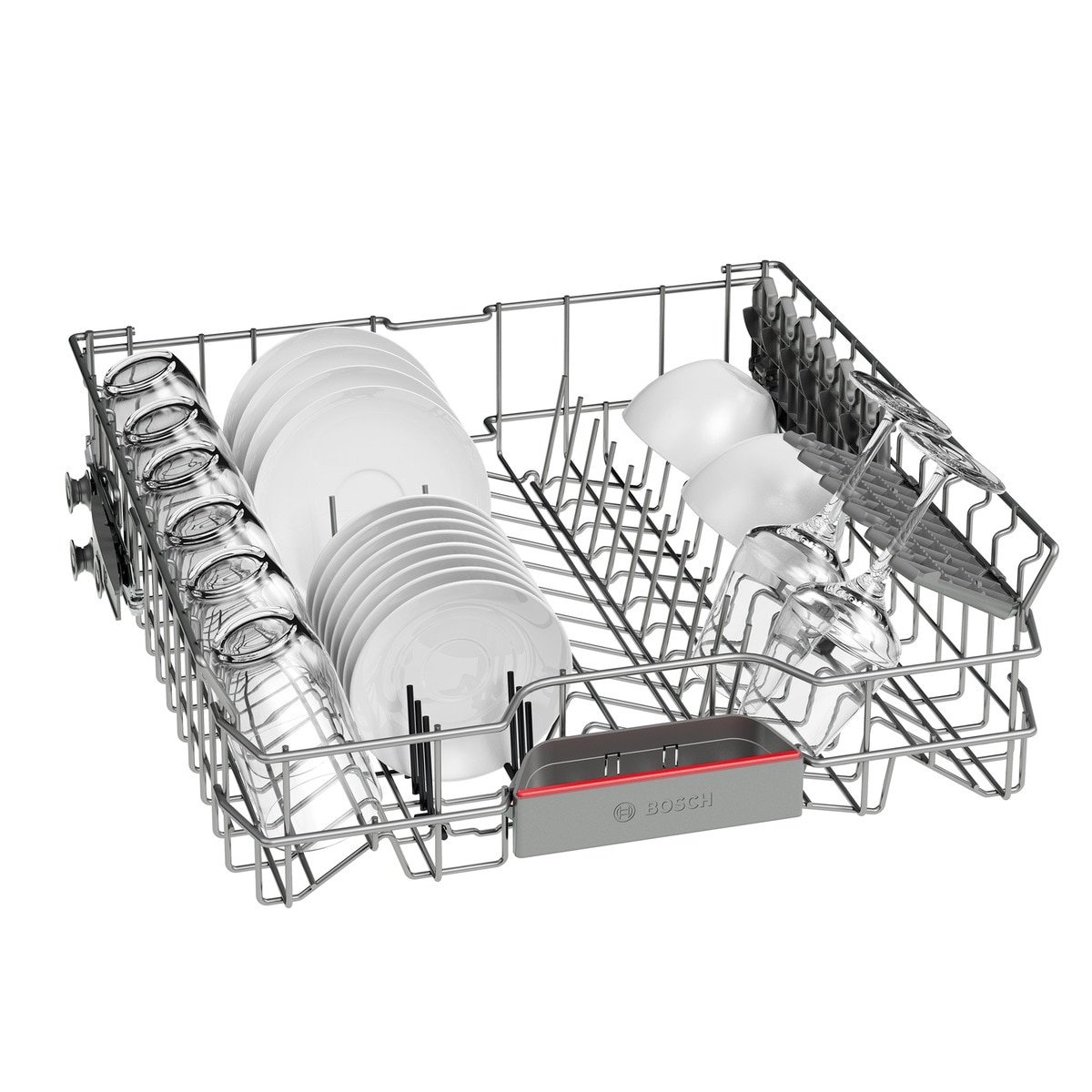 Lavavajillas Bosch 14 servicios, Bandeja para cubiertos, 60 cm - SMS4EMC06E Black Inox-8