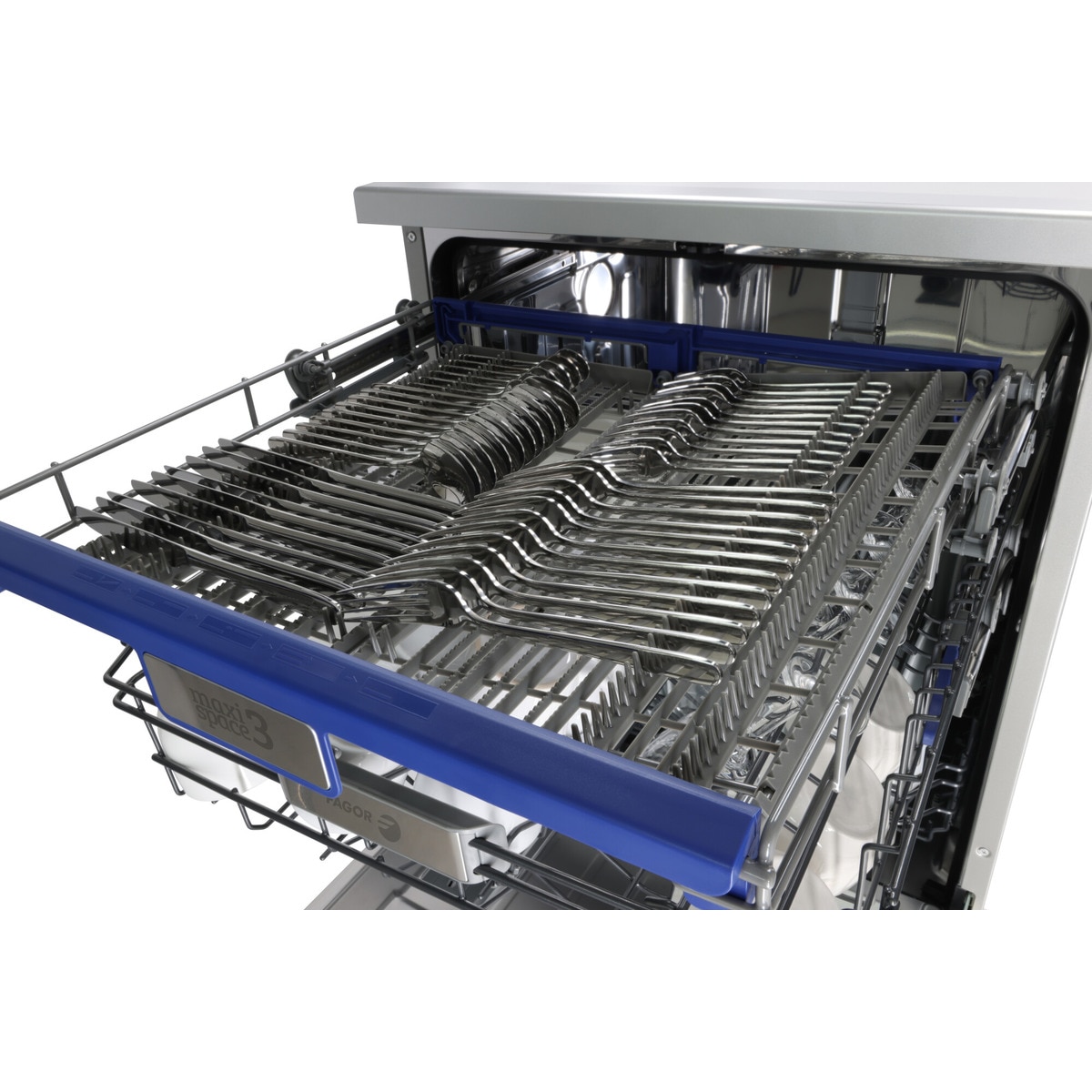 Lavavajillas Fagor 14 servicios, Bandeja para cubiertos, 60 cm - 4LVF-635ADX Inox-13