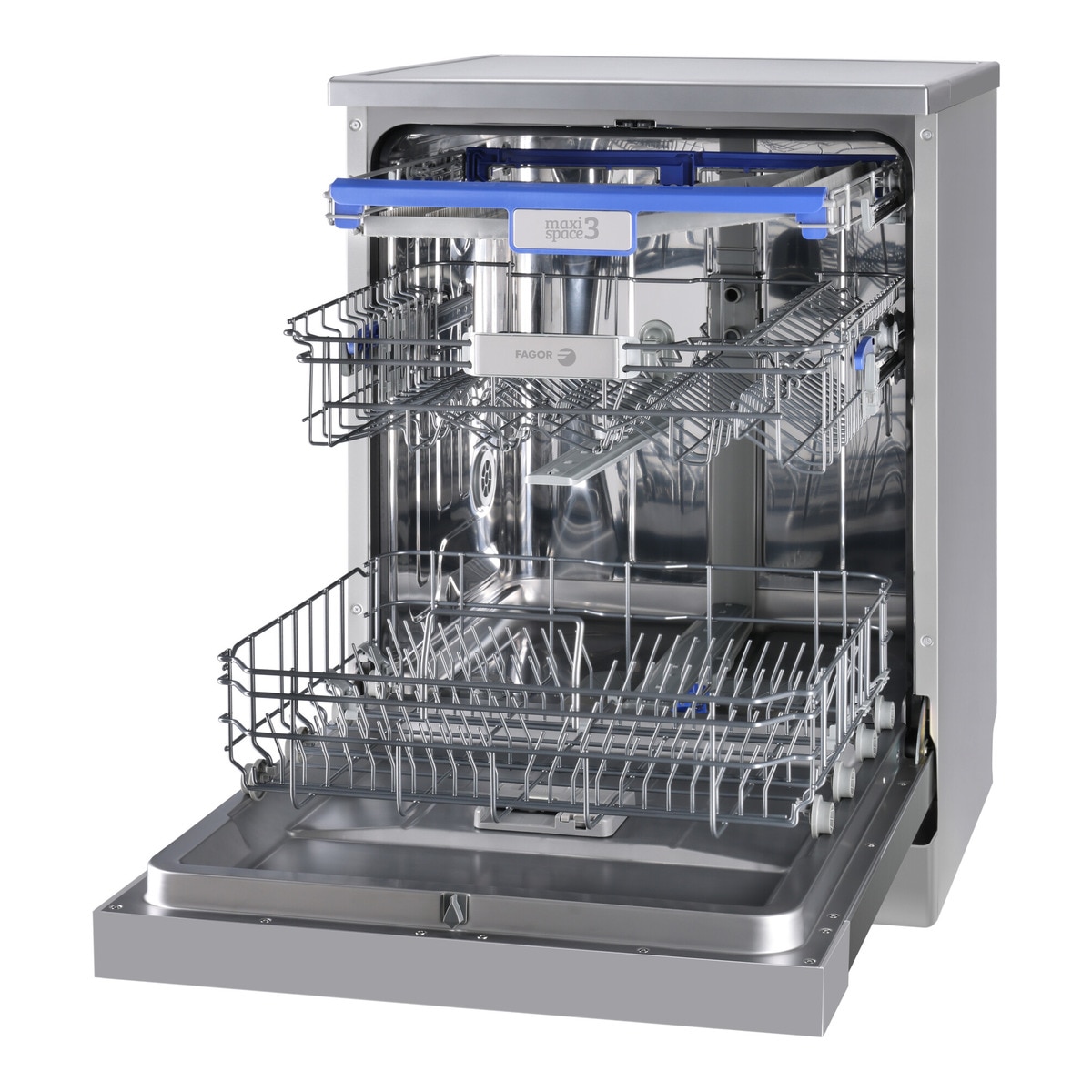 Lavavajillas Fagor 14 servicios, Bandeja para cubiertos, 60 cm - 4LVF-635ADX Inox-8