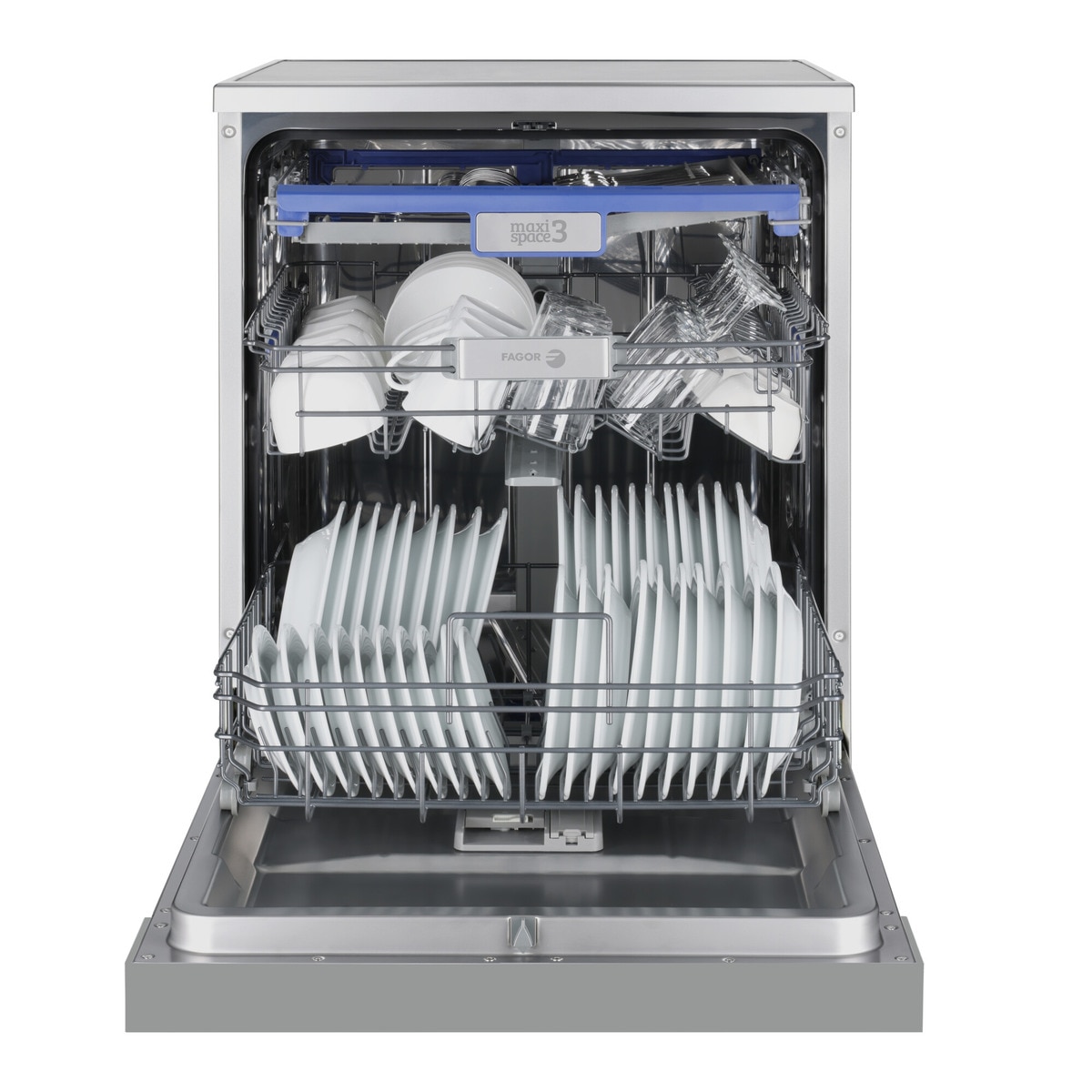 Lavavajillas Fagor 14 servicios, Bandeja para cubiertos, 60 cm - 4LVF-635ADX Inox-3