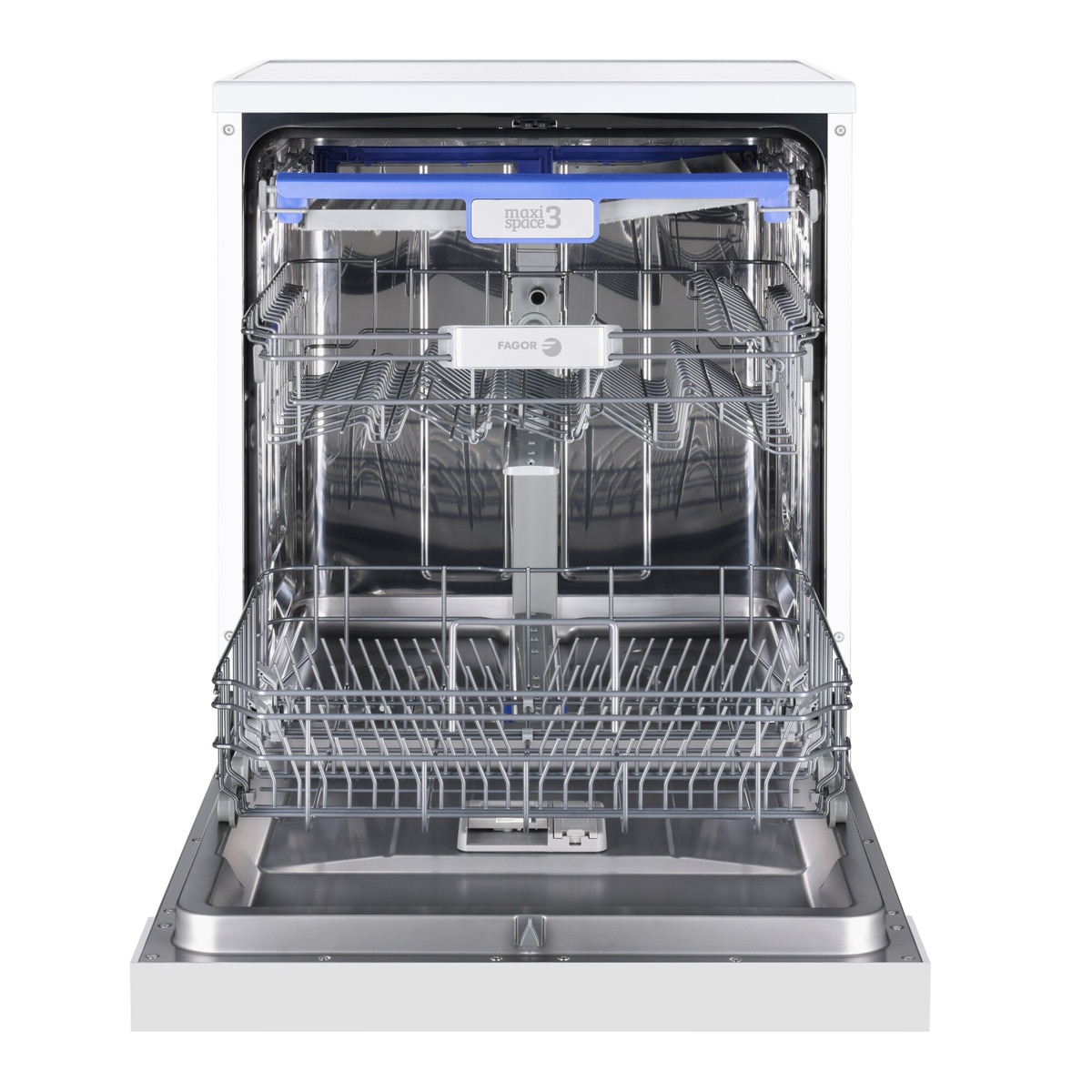 Lavavajillas Fagor 14 servicios, Bandeja para cubiertos, 60 cm - 4LVF-635AD Blanco-4