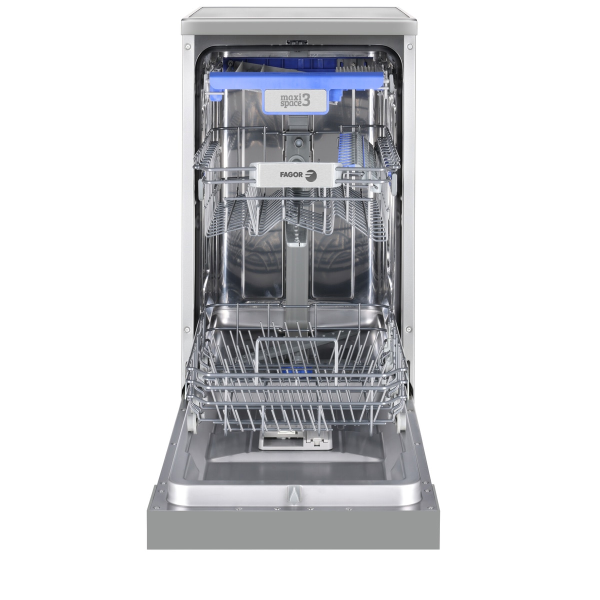 Lavavajillas Fagor 10 servicios, Bandeja para cubiertos, 45 cm - 4LVF-438ADX Inox-4