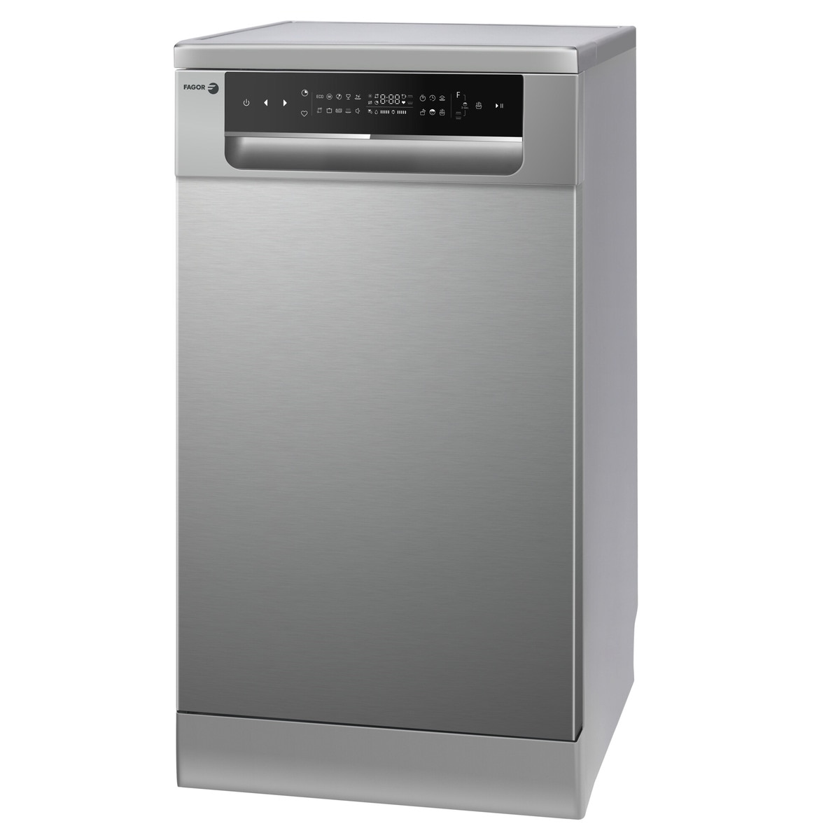 Lavavajillas Fagor 10 servicios, Bandeja para cubiertos, 45 cm - 4LVF-438ADX Inox-5