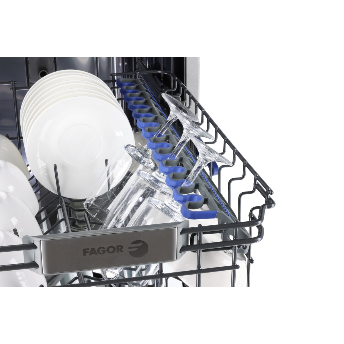 Lavavajillas Fagor 10 servicios, Bandeja para cubiertos, 45 cm - 4LVF-438ADX Inox-11