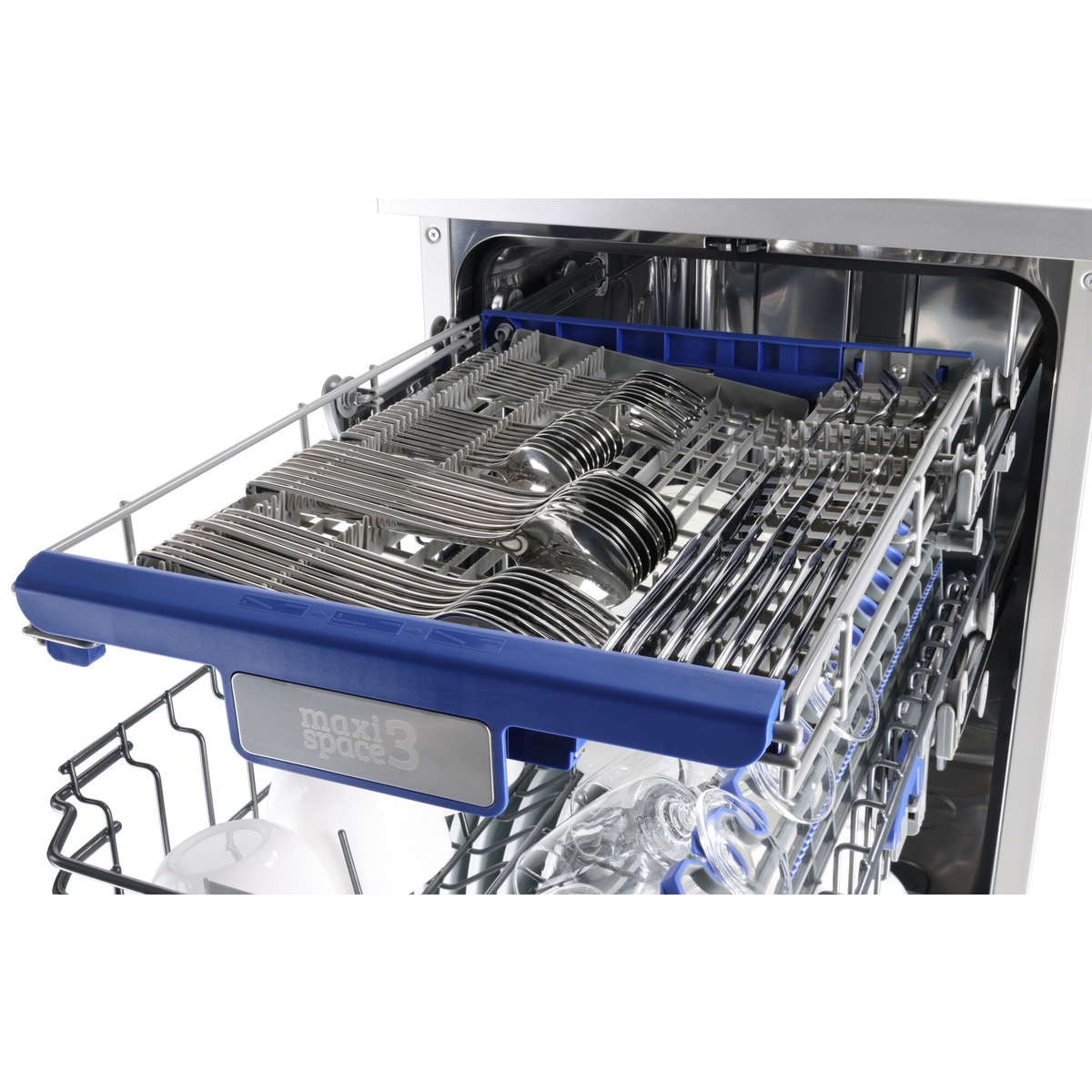 Lavavajillas Fagor 10 servicios, Bandeja para cubiertos, 45 cm - 4LVF-438ADX Inox-10