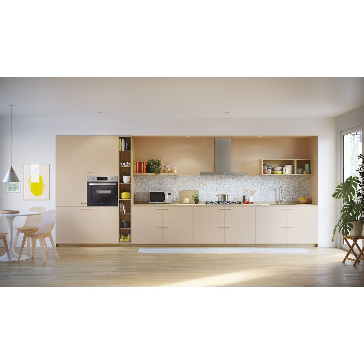 Horno multifunción Candy 65L, limpieza pirolítica e hidrolítica  Idea - FIDC X676 Inox-8