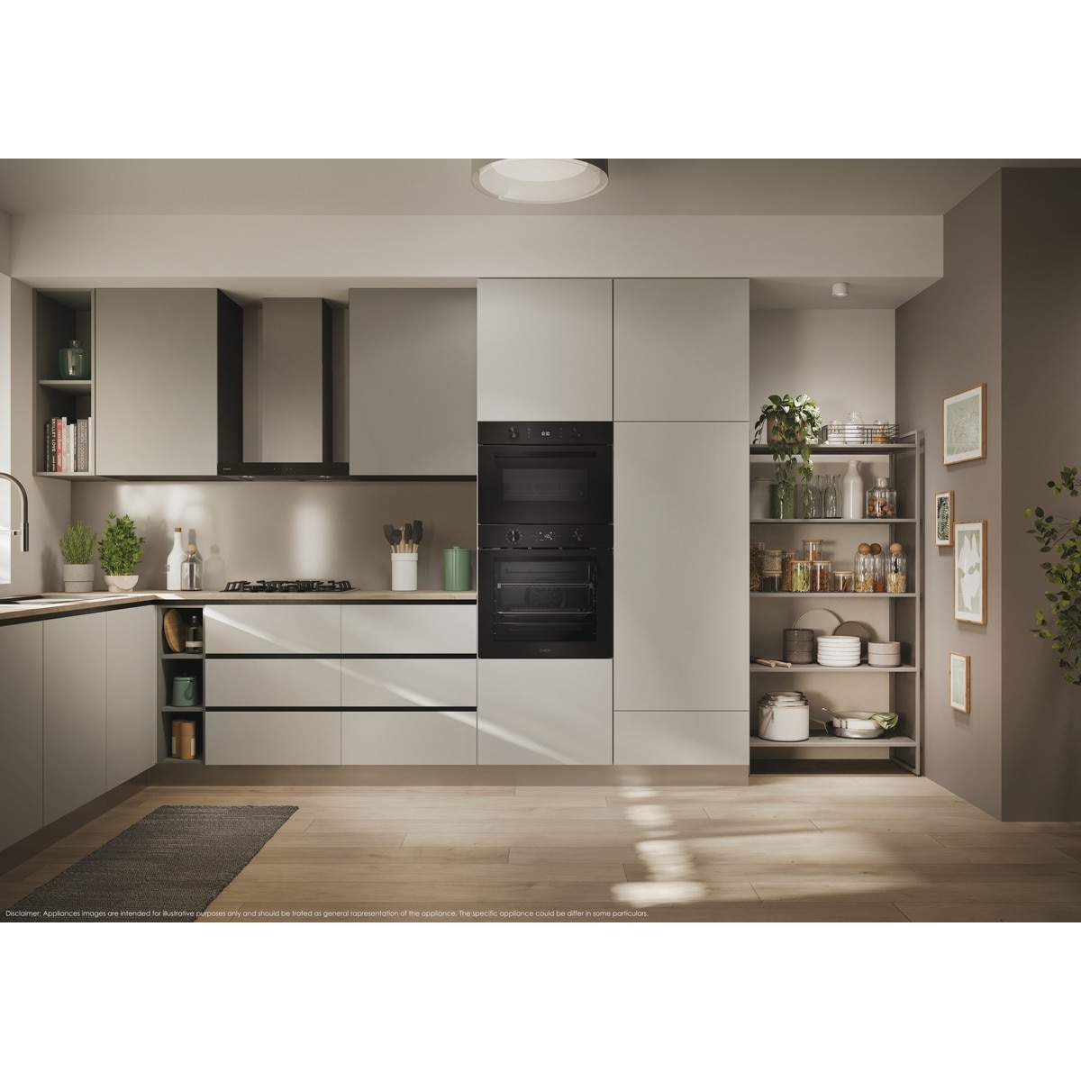 Horno multifunción Candy, limpieza pirolítica e hidrolítica, New Moderna - CA6 N3B3YTB Negro-9