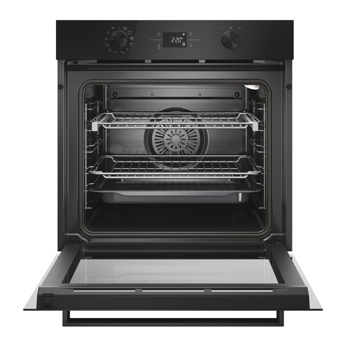Horno multifunción Candy, limpieza pirolítica e hidrolítica, New Moderna - CA6 N5B3EYTB Negro-3