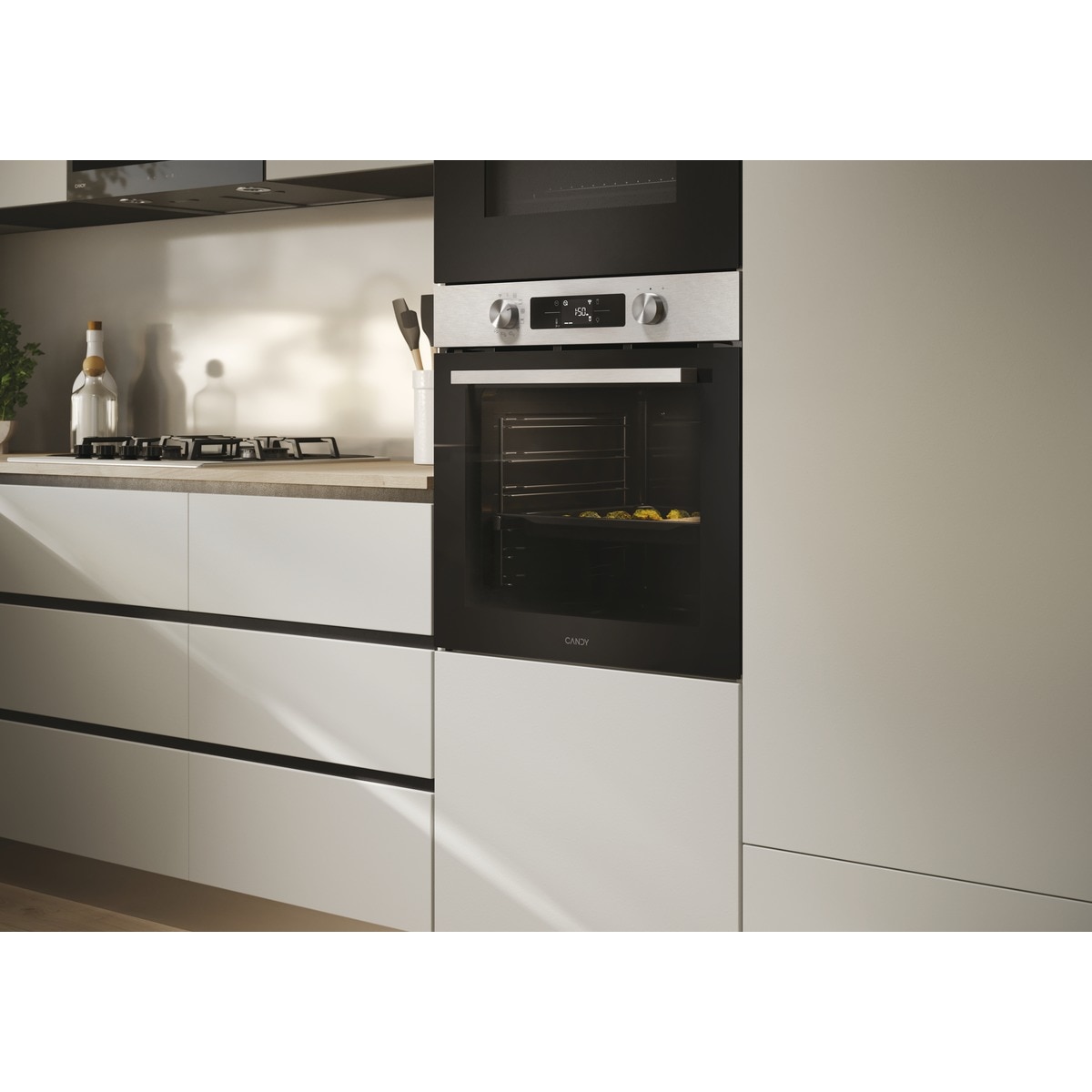 Horno multifunción Candy, limpieza pirolítica e hidrolítica, New Moderna - CA6 N5B3EYTX Inox-7