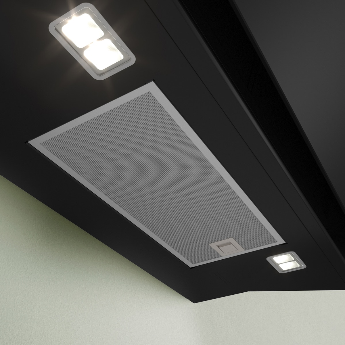 Campana decorativa Bosch 3 velocidades +  intensiva - DWK81AN60 Cristal negro-6
