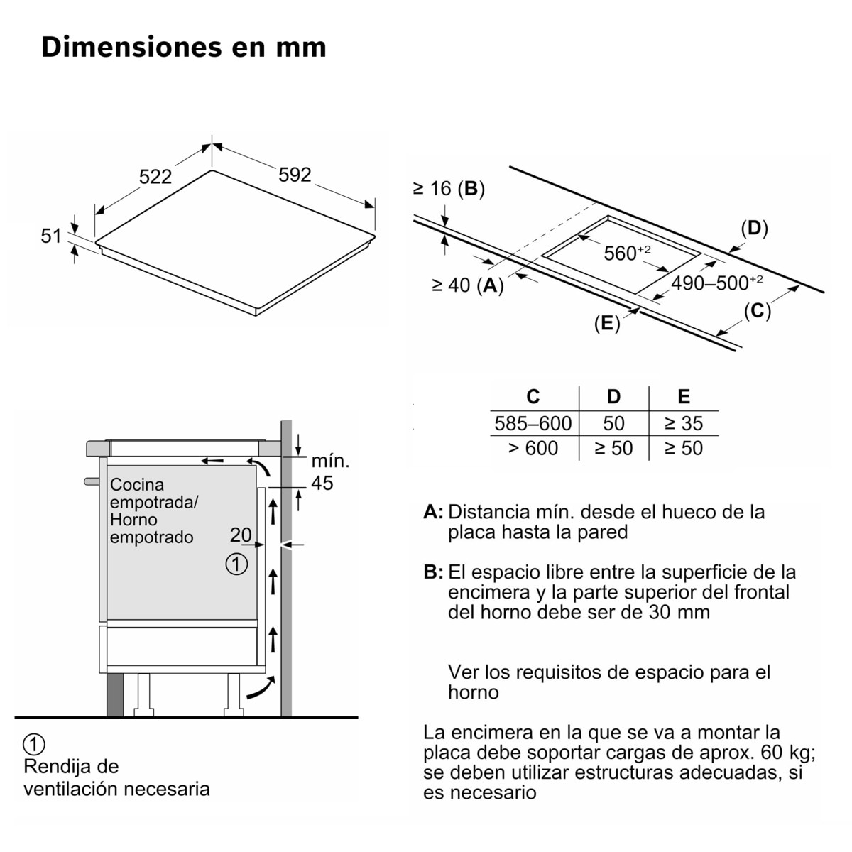 Placa inducción Bosch Serie 6 con función CombiInducción - PVS631HC1E Negro-8